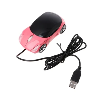 1000DPI Mini Auto tvar USB optické drátové inovativní 2 světlomety myši pro PC Notebook