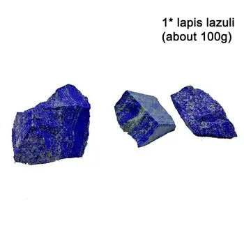100g Přírodní Hrubý Afghánistánu Lapis Lazuli Krystal Drahokam Minerální Kámen Léčivé kameny