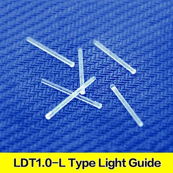 10p transparentní světlo vodicí tyče průměru 1mm kulatou hlavou karta patch patch light guide F2led indikátor osvětlení LED lampa korálky