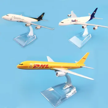 16cm Model Letadla DHL Boeing B757 UPS, FEDEX EXPRESS Boeing B747, Airbus A380 Model Letadla 1:400 měřítku Diecast Kovový letadla