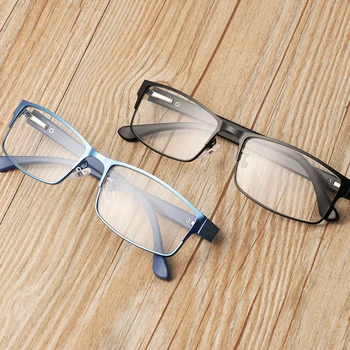 1ks Muži Brýle na Čtení Slitiny Titanu Rámu, Ultra Lehké Pryskyřice Brýle Dalekozrakost Presbyopie Brýle +1.00~+4.0