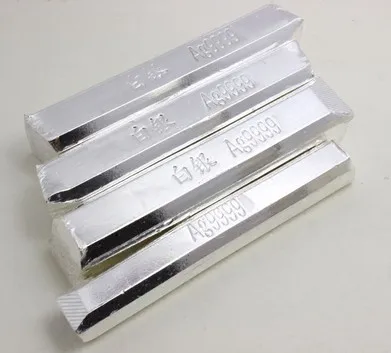 Ag9999 čisté stříbro stříbro šrotu 100g každý bar s razítkem Investice prutů, stříbrných prutů