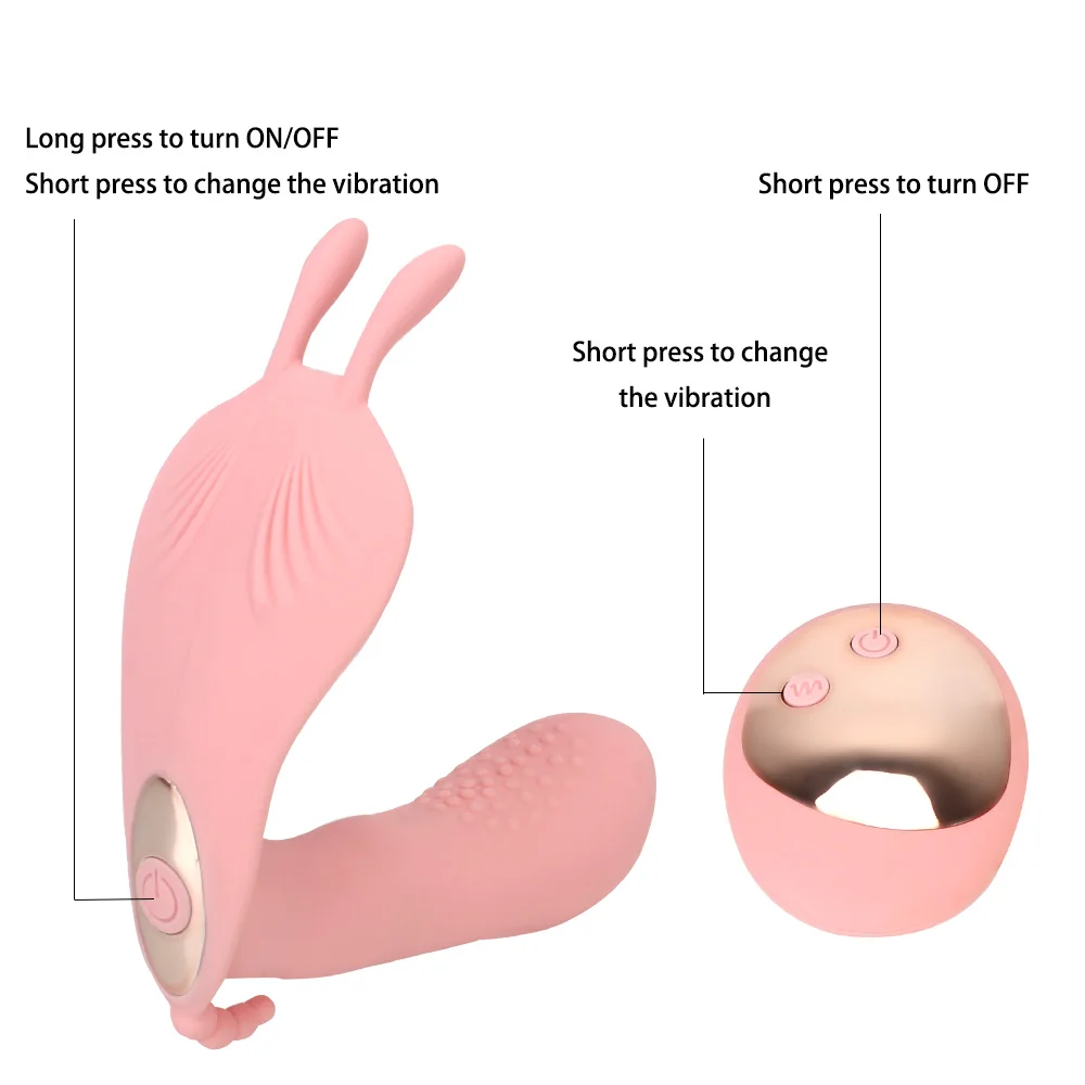 Kalhotky Vibrátor G-Spot Masér Nositelné Rabbit Vibrátor Vibrátor Sexuální Hračky pro Ženy, 10 Rychlostí, Erotické Hračky, Klitoris Stimulátor