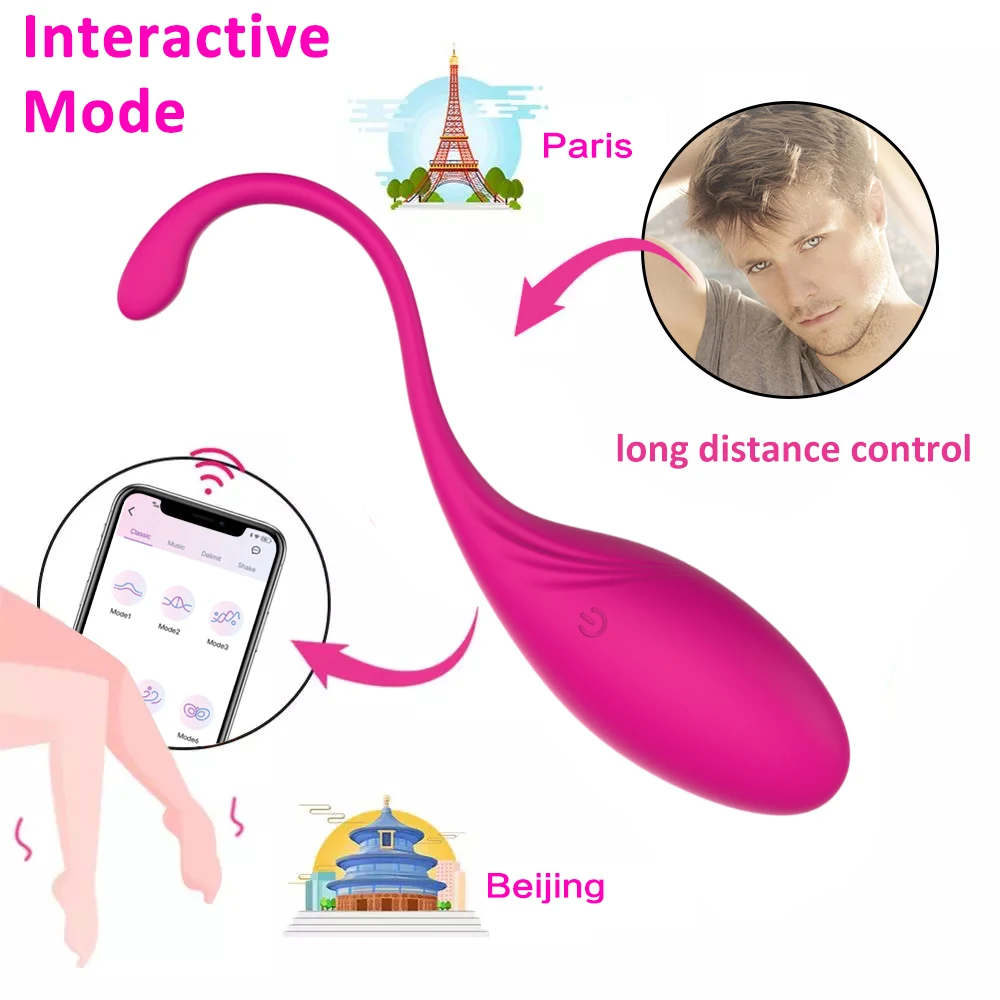 Nové Bluetooth Vibrátory Pro Ženy Bezdrátové APLIKACE Dálkové Ovládání Vibrátor, Ženské Vibrátor dálkové Ovládání Vibrační Vajíčko, Sex Hračky
