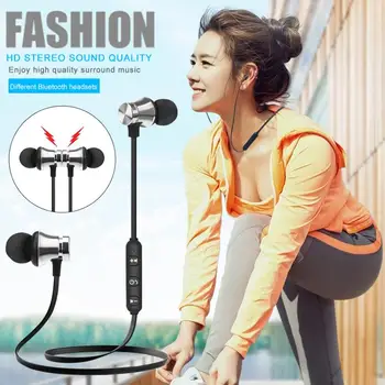 2020 Nové S8 Bezdrátový Magnetický Bluetooth Sluchátka Bass Stereo Sluchátka Sport Běh In-ear Sluchátka Sweatproof S Mikrofonem Sluchátka