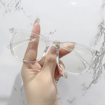 2020 Nové unisex náměstí počítač brýle pro muže, ženy, pc rám brýle plain brýle Krátkozraký Sluneční Brýle -1.0 -1.5 -2.5