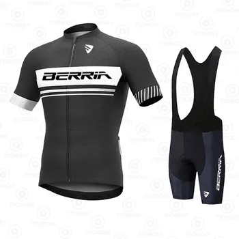 2021 Letní Berria Cyklistika Jersey Sety Prodyšné Tým Závodní Sportovní Cyklistické Jersey Pánské Cyklistické Oblečení Krátké Kolo Jersey obleky