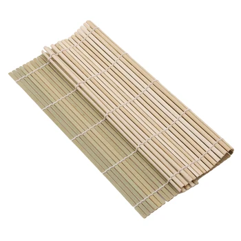24*24 Zelené bambusové rolety sushi oponou mořské plody nástroje Bambus Sushi Kit Cementační Kolejových Rohože pro Plíseň Rezistentní