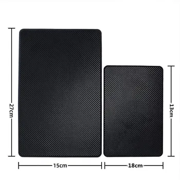 27x15cm viskózní palubní desky non-slip pvc self-polštář non-slip viskózní gel pad, který se používá pro telefon, brýle rám, interiér vozu