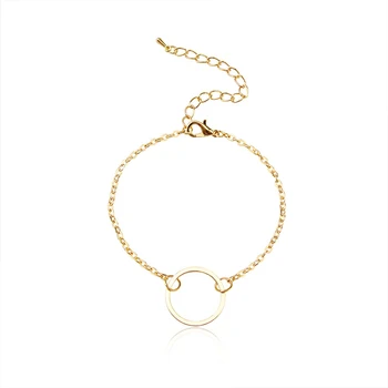2ks Náramky Pro Ženy Pearl Estetické Módní Zlatý Řetěz na Ruku Přítelkyni Náramek Dárky Kruhové Ponožky Nastavitelný Šperky