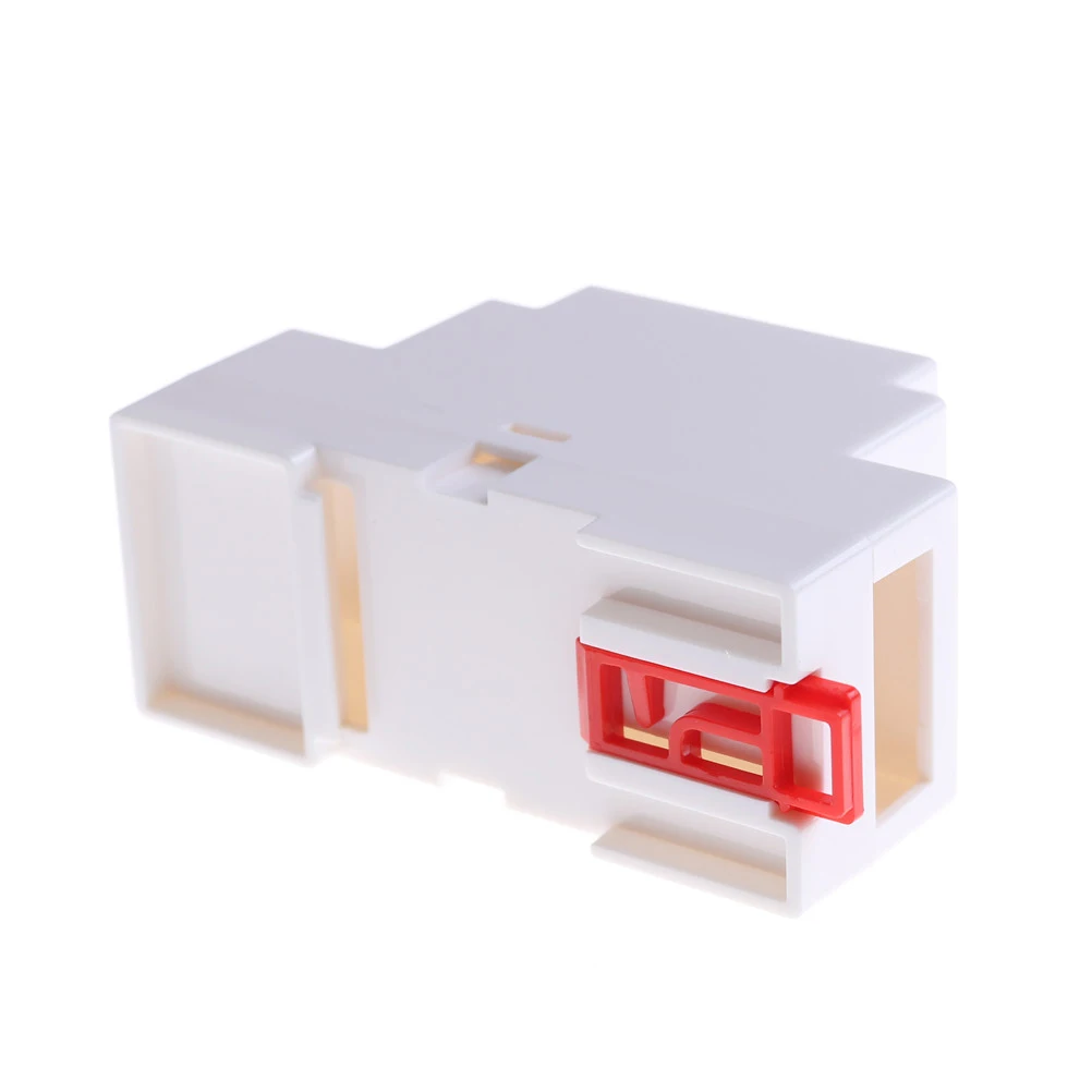1KS HUXUAN 88x37x59mm Plastový Box Elektroniky Projektu Pouzdro na Lištu DIN PLC Krabice 2Colors