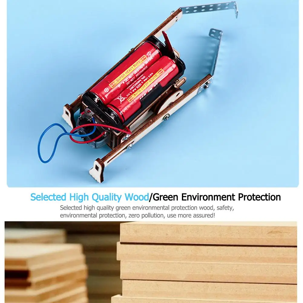 DIY Elektrické Robot Lanové Děti Vědy Discovery Hračky STEM Vzdělávání Fyzika Experiment Kit Školní Projekt Uměleckého Řemesla Hračka