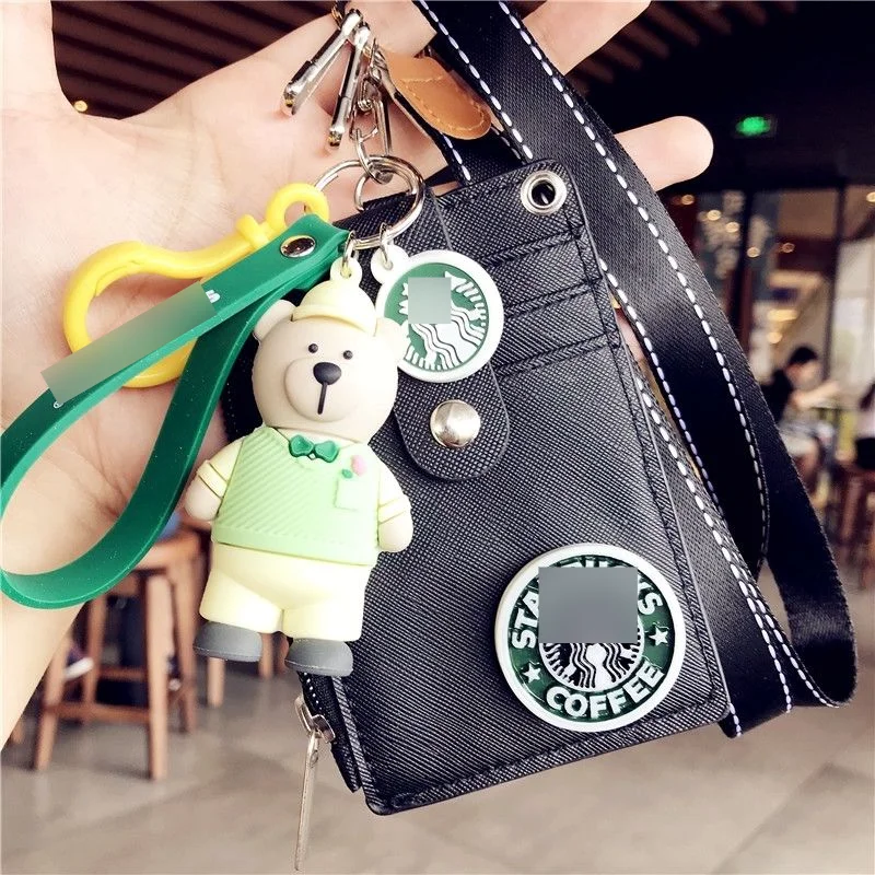 Krásná klíčenka, žádné karty ochranný kryt bus karta dveře mohou být použity na místě, foto Starbucks Klíčenka