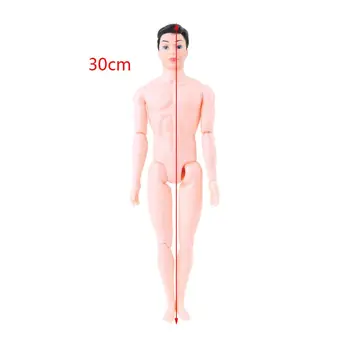 30cm 12 Pohyblivé Klouby Panenka Tělo pro Ken Chlapec, Muž Muže, Přítele Prince Nahé Nahé Panenky DIY Hračky