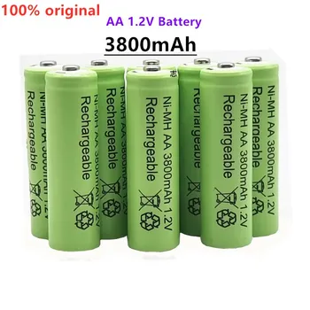 3800mAh AA 1.2 V, baterie Ni-MH dobíjecí baterie pro Hračky, Dálkové ovládání Dobíjecí Baterie AA 1,2 v 3800mah baterie