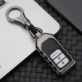 3D Slitina Zinku Klíče od Auta Případě Klíčové pouzdro Smart Key Shell Pro Honda Civic CR-V, Accord XR-V Spirior 2/3/4 Tlačítka