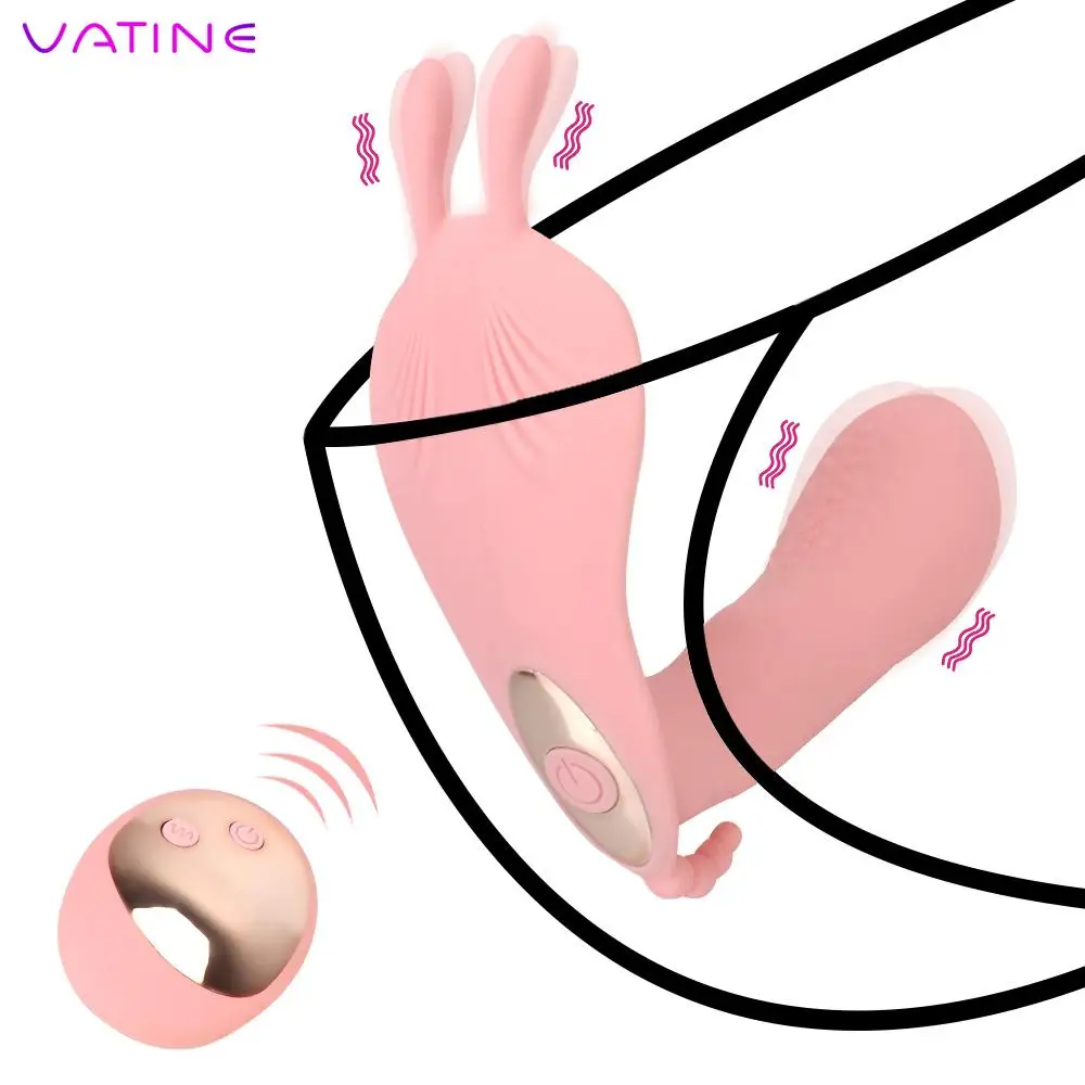 Kalhotky Vibrátor G-Spot Masér Nositelné Rabbit Vibrátor Vibrátor Sexuální Hračky pro Ženy, 10 Rychlostí, Erotické Hračky, Klitoris Stimulátor