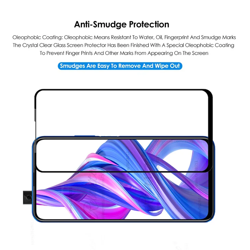 Plný Kryt, Tvrzené sklo pro Huawei honor 9x screen protector honor9x hono 9 x x9 6.59 palcový ochranné ochrany bezpečnostní sklo 9h