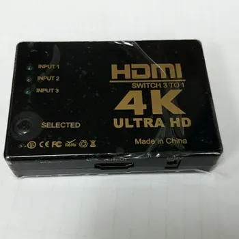 4K 2K 1080P HDMI Switcher-kompatibilita Přepněte Volič 3 1 Splitter Box Ultra HD pro HDTV Xbox PS3 PS4 Multimediální