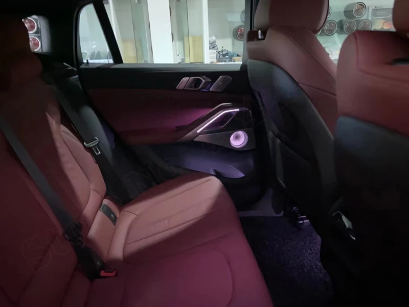 Auto Pro BMW X6 G06 Světelnou Atmosféru Lampa LED Okolního Světla Záře Výškový reproduktor Kryt Osvětlení Střihu Reproduktor Dekorativní Roh Panelu