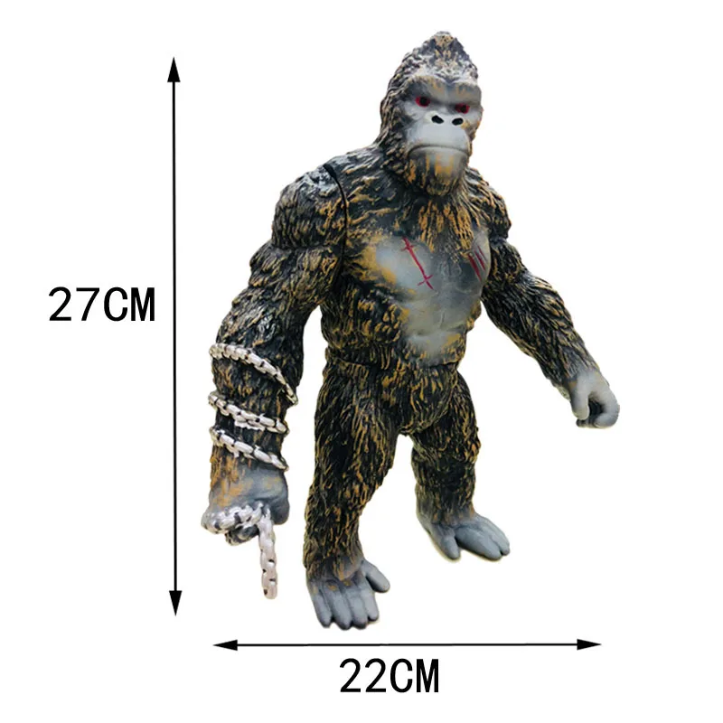 Godzillas Vs. King Kong Skull Island Anime Postavy King Kong Godzillas Kombinace Společné Movitého Ručně Vyrobené Ozdoby Model Panenka