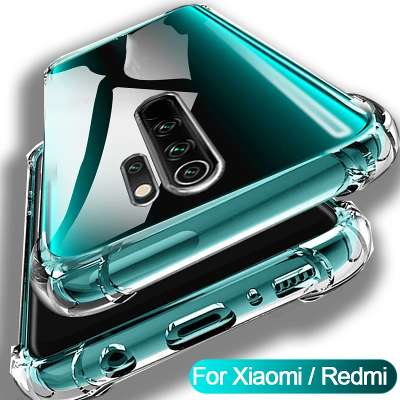 Nárazuvzdorné Pouzdro Pro Xiaomi Redmi Note 10 8 9 6 7 5 K20 K30 Pro 9A 8A 7A 9C Mi 11 10 9 T 10 Pro Lite POCO X3 NFC M2 M3 Zadní Kryt