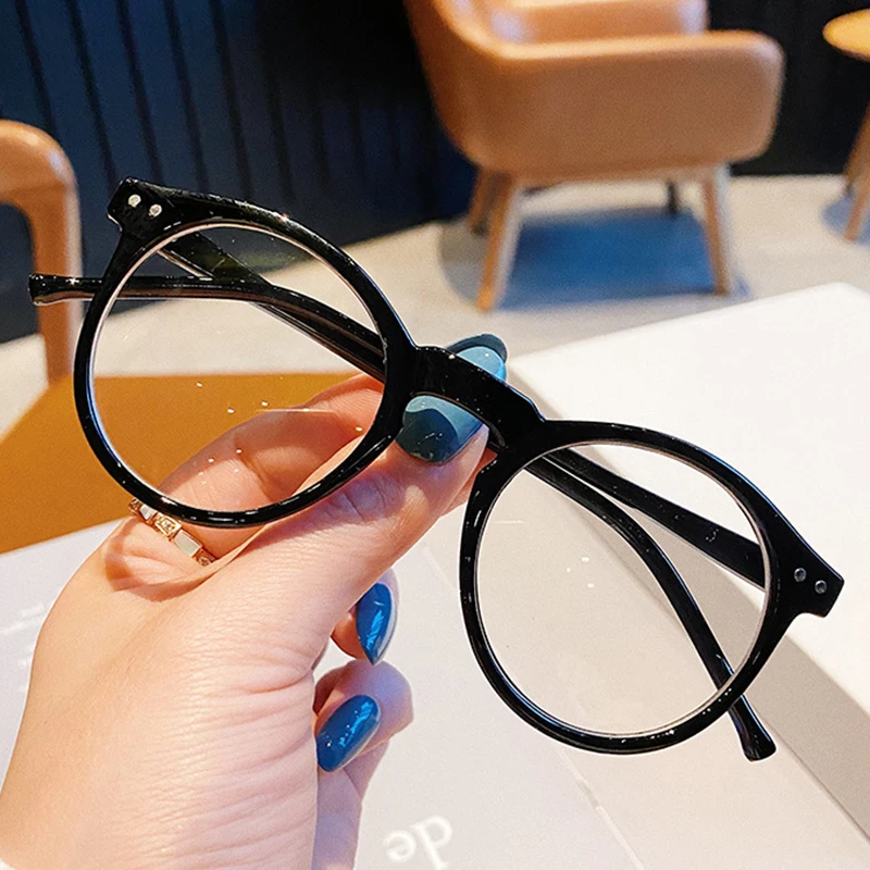 XojoX Kolo Děti Brýle Rám Chlapci Dívky Blokuje Modré Světlo Počítači Podívanou Vintage Módní Děti Brýle Rámy