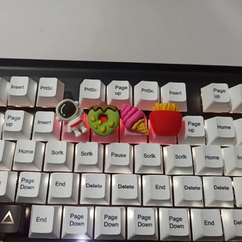 50LA 1ks DIY PBT Keycap Růžové Roztomilé Dort zmrzlina pro mechanické klávesnice R4 Výška dětské Dárky