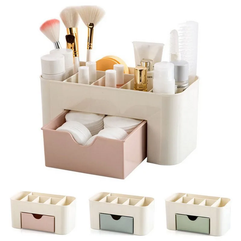 Plastové Kosmetické Úložný Box Šuplíku Organizér Zásuvky Dělicí Make-Up, Šperky Organizátor Rangement Kuchyně Domácí Skladovací Zásuvky