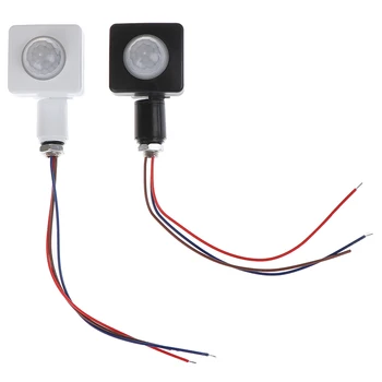85-265V LED PIR Infračervený Snímač Pohybu, Detekce Automatický Senzor Světlo Přepínač Mini Šatna PIR Čidlo Detektor Smart Switch