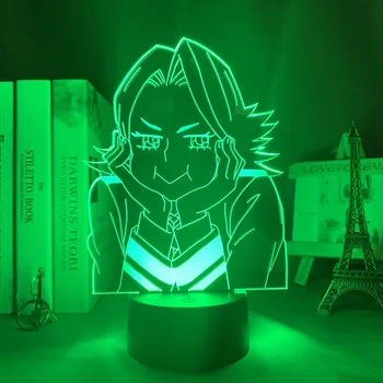 Anime Můj Hrdina Academia Yuze Aoyama 3d Lampa Nemůže Zastavit Blikající Led Noční Světlo pro Ložnice Dekorace Děti Dárek k Narozeninám