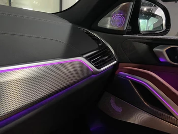 Auto Pro BMW X6 G06 Světelnou Atmosféru Lampa LED Okolního Světla Záře Výškový reproduktor Kryt Osvětlení Střihu Reproduktor Dekorativní Roh Panelu