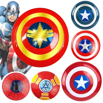 Avengers Captain America Obrázek Světlo Zvuk Carol Danvers Spiderman, Ironman Hulk Štít Hračka Halloween Cosplay Děti Dárek