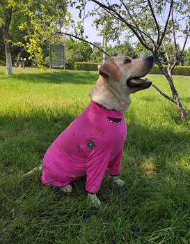 Big dog pyžamo na jaře čtyři-legged šaty/UV ochrana/post-chirurgie/světle velkého psa svetr/oblečení pro psy/pes jednoho kusu