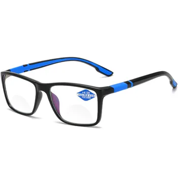 Brýle na čtení Ženy Muži Anti Blue Light Presbyopie Brýle Bifokální Blízkosti daleko Dalekozrakost Brýle +1.5 2.0 2.5 3.0