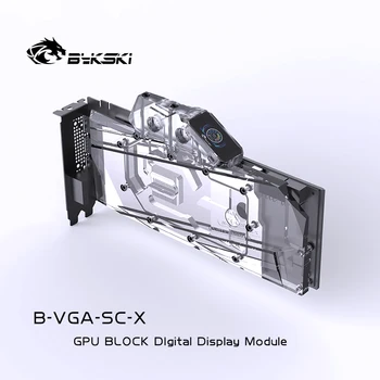 Bykski PC vodní chlazení Teploměr OLED Digitální Displej LCD displej pro GPU Vodní Blok bridge modul B-VGA-SC-X