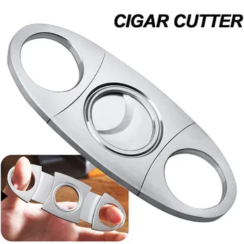 COHIBA Cigar Cutter Nové Nerezové Oceli Kovové Klasické Nůžky Gilotinové Řezačky Doutníku Dárek