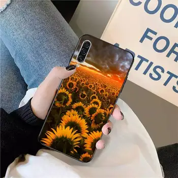 Daisy žlutá slunečnice květinové Telefon Pouzdro Pro Samsung galaxy S poznámka 10 7 8 9 20 30 31 40 50 51 70 71 21 s ultra plus