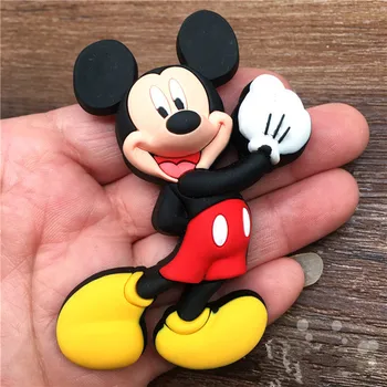 Disney Mickey Minnie Karikatura Měkké Lepidlo Lednička 3D Magnetické Paster Ručně vyráběné DIY Samolepka 3d Simulace Nálepky Mickey Obrázek