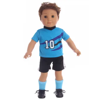 Doll Oblečení, Fotbalové Boty Tenisky Hodí 18 Palcový American&43cm Baby New Born Panenka Reborn Logan Generace Dívka Chlapec Hračky