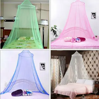 Dome Lace Mosquito Net Bed Canopy Netting Double King Size Fly Insect Protection