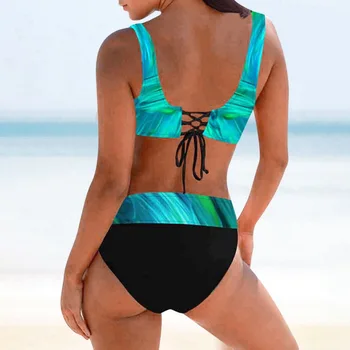 Dámské Plavky Bikiny 2021 Sexy Plavky Ženy Samostatné Plavky Obvaz Bikini Set Brazilské Plavky Plážové oblečení