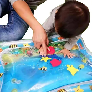 Dítě, Děti, Voda Hrát Mat Nafukovací Dětské Bříško Čas Playmat Batole Pro Dítě Zábavné Aktivity Hrací Centrum Baby Batole Toys0608