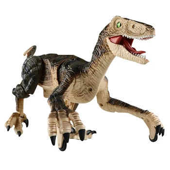 Dětské 2.4 g Bezdrátové Pět Způsob, Dálkové Ovládání Raptor Elektrické Akusto-optických Simulace Mechanické Dinosaurus Model Hračky