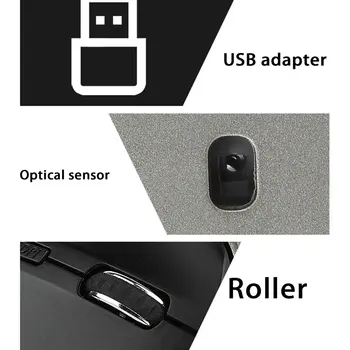 Ergonomická Bezdrátová Myš 1600DPI USB Nabíjecí 2.4 GHz Vertikální Optické Myši B95C Ergonomické Dobíjecí Herní Myš