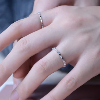 Evropské a Americké Módní Muže a Ženy, Prsten Crystal Star Prsten Zirkon Jednoduché Svatební v Pořádku Super Tenký Prsten Šperky