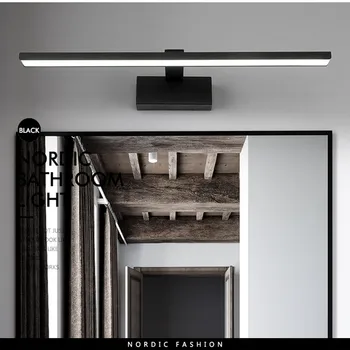 Hot Prodej Moderní LED Nástěnné Světlo Pro Domácí Bílé A Černé Dokončena Koupelna Lampa, Zrcadlo Přední Světla LED Nástěnné Lampy