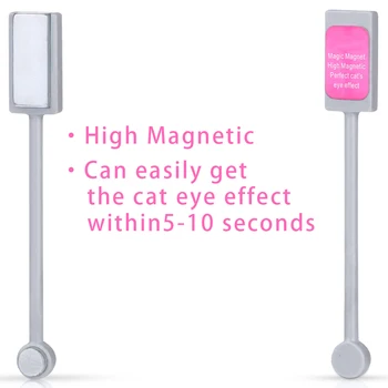 Inagla 8 ml Chameleon Magnet Gel na nehty 3D Kočičí Oči UV lak na Nehty Namočte Off Dlouhotrvající Led Gel Nail Art Lak Černý Základní Potřeba