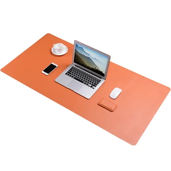 Jing Laptop, psací Stůl Pad 120x60cm PU Kůže Gaming Mouse Pad Oboustranné provedení Počítače Protector Pro Office & Home