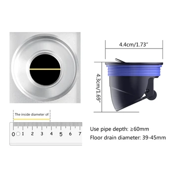 Koupelna Kuchyň Vypouštěcí Filtr, Podlahové Filtr Plug Trap Sifon Dřez Zpětná Klapka Kanalizační Jádro pro Anti Zápach Toaleta M6CE